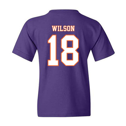 Clemson - NCAA Football : Tayveon Wilson - Replica Shersey Youth T-Shirt-1