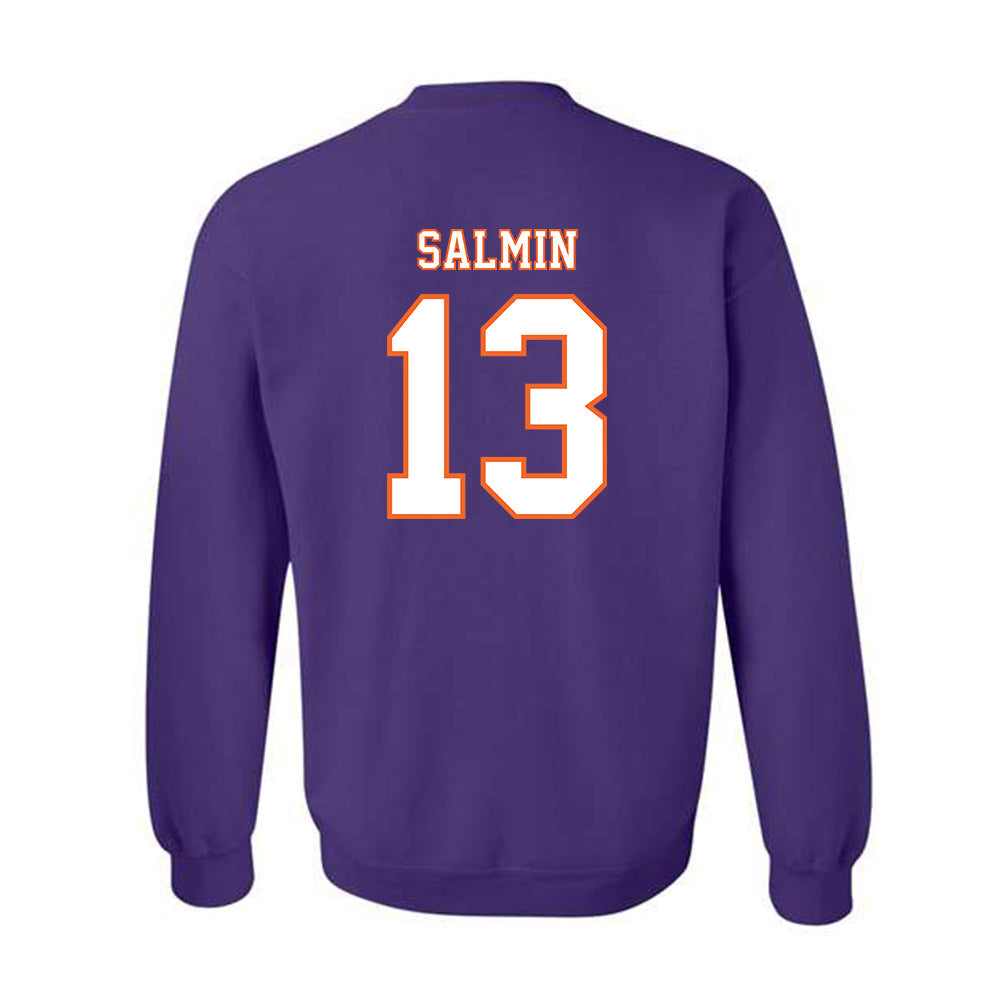 Clemson - NCAA Football : Connor Salmin - Replica Shersey Crewneck Sweatshirt-1
