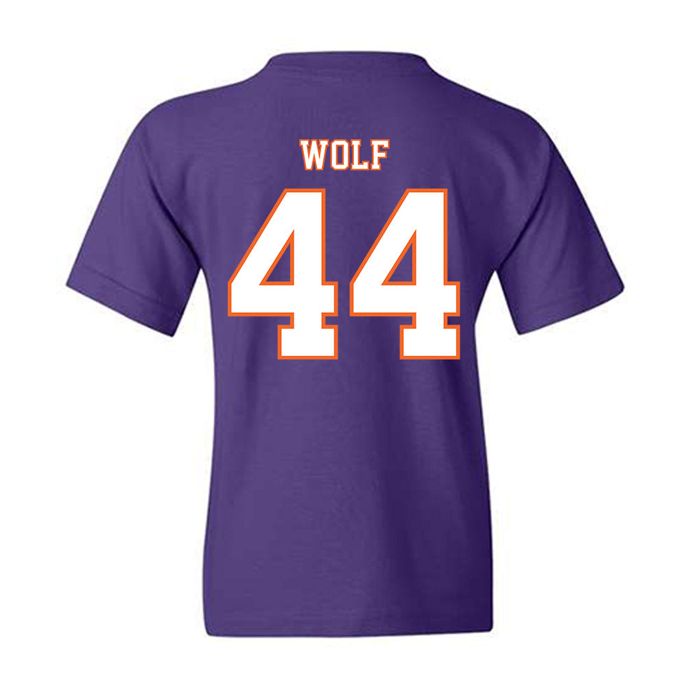 Clemson - NCAA Football : Jack Wolf - Replica Shersey Youth T-Shirt-1