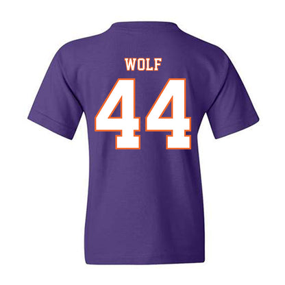 Clemson - NCAA Football : Jack Wolf - Replica Shersey Youth T-Shirt-1