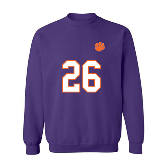 Clemson - NCAA Football : C.J. Kubah-Taylor - Replica Shersey Crewneck Sweatshirt-0