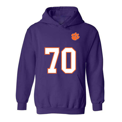 Clemson - NCAA Football : Chancellor Barclay - Replica Shersey Hooded Sweatshirt-0