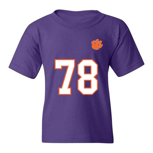 Clemson - NCAA Football : Carter Scruggs - Replica Shersey Youth T-Shirt-0