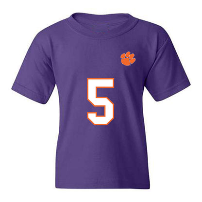 Clemson - NCAA Football : Ronan Hanafin - Replica Shersey Youth T-Shirt-0
