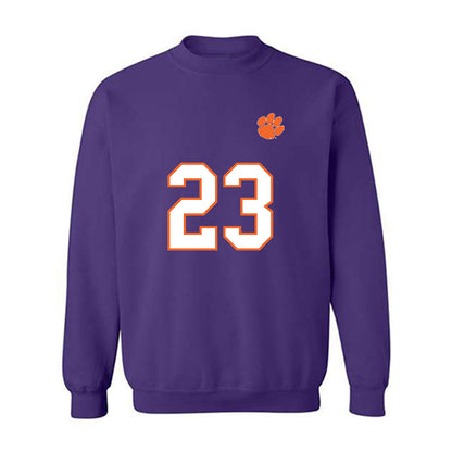 Clemson - NCAA Football : C.J. Wesley - Replica Shersey Crewneck Sweatshirt-0