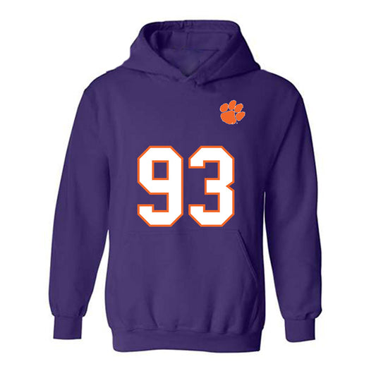 Clemson - NCAA Football : Caden Story - Replica Shersey Hooded Sweatshirt-0