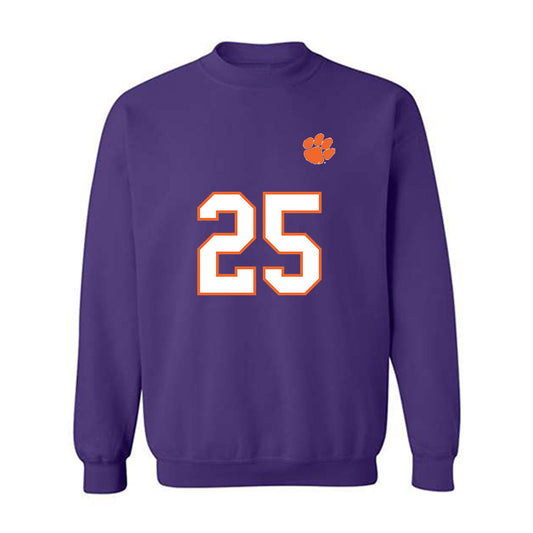 Clemson - NCAA Football : Keil McGriff - Replica Shersey Crewneck Sweatshirt-0