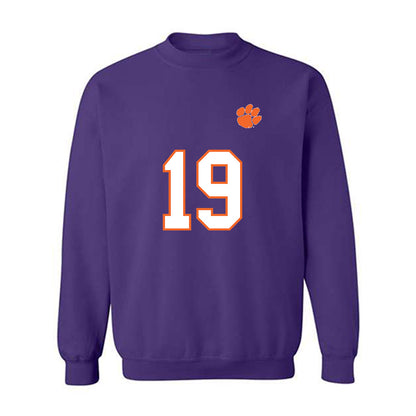 Clemson - NCAA Football : Brayden Reilly - Replica Shersey Crewneck Sweatshirt-0