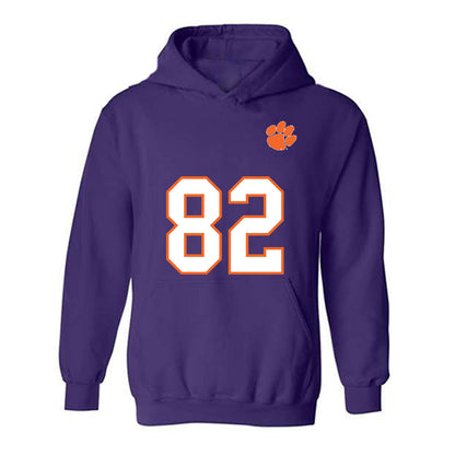 Clemson - NCAA Football : Sam Earle - Replica Shersey Hooded Sweatshirt-0