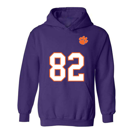 Clemson - NCAA Football : Sam Earle - Replica Shersey Hooded Sweatshirt-0