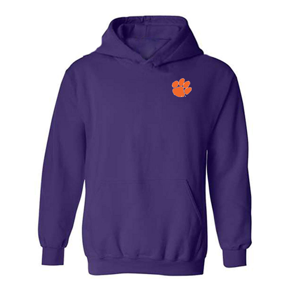 Clemson - NCAA Football : Cam Blivens - Replica Shersey Hooded Sweatshirt-0