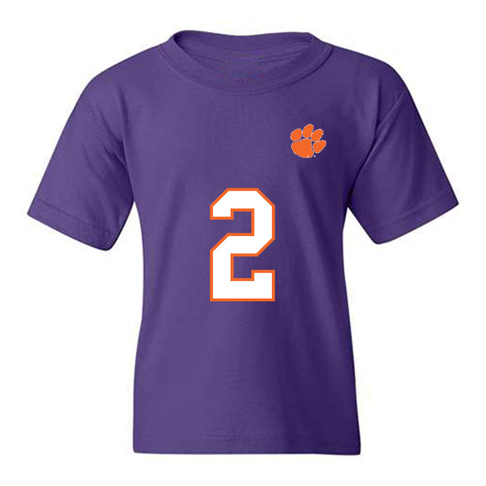 Clemson - NCAA Football : Tait Reynolds - Replica Shersey Youth T-Shirt-0