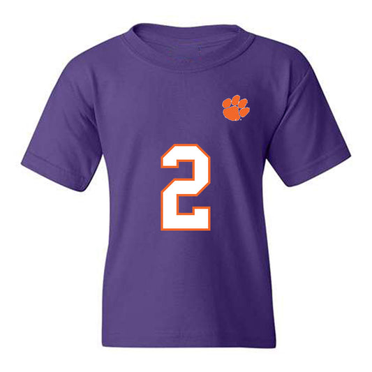 Clemson - NCAA Football : Tait Reynolds - Replica Shersey Youth T-Shirt-0