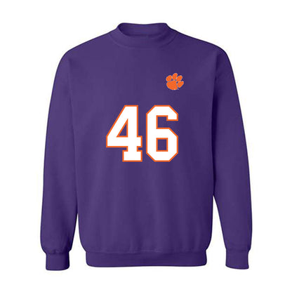 Clemson - NCAA Football : Jackson Reach - Replica Shersey Crewneck Sweatshirt-0