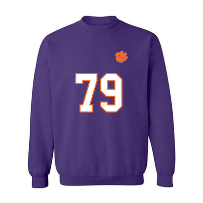 Clemson - NCAA Football : Braden Wilmes - Replica Shersey Crewneck Sweatshirt-0