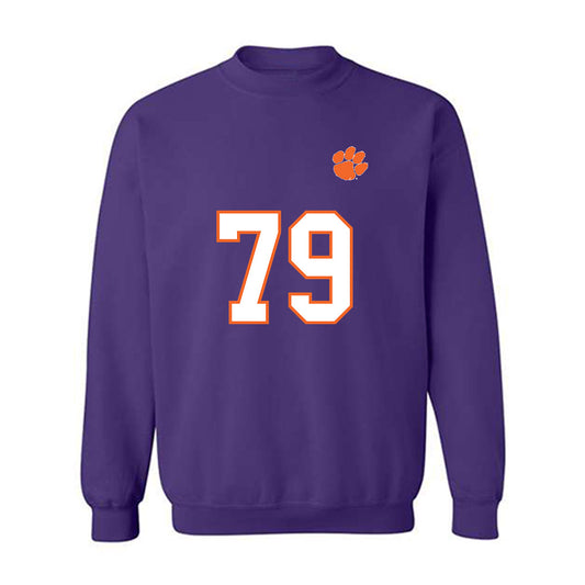 Clemson - NCAA Football : Braden Wilmes - Replica Shersey Crewneck Sweatshirt-0