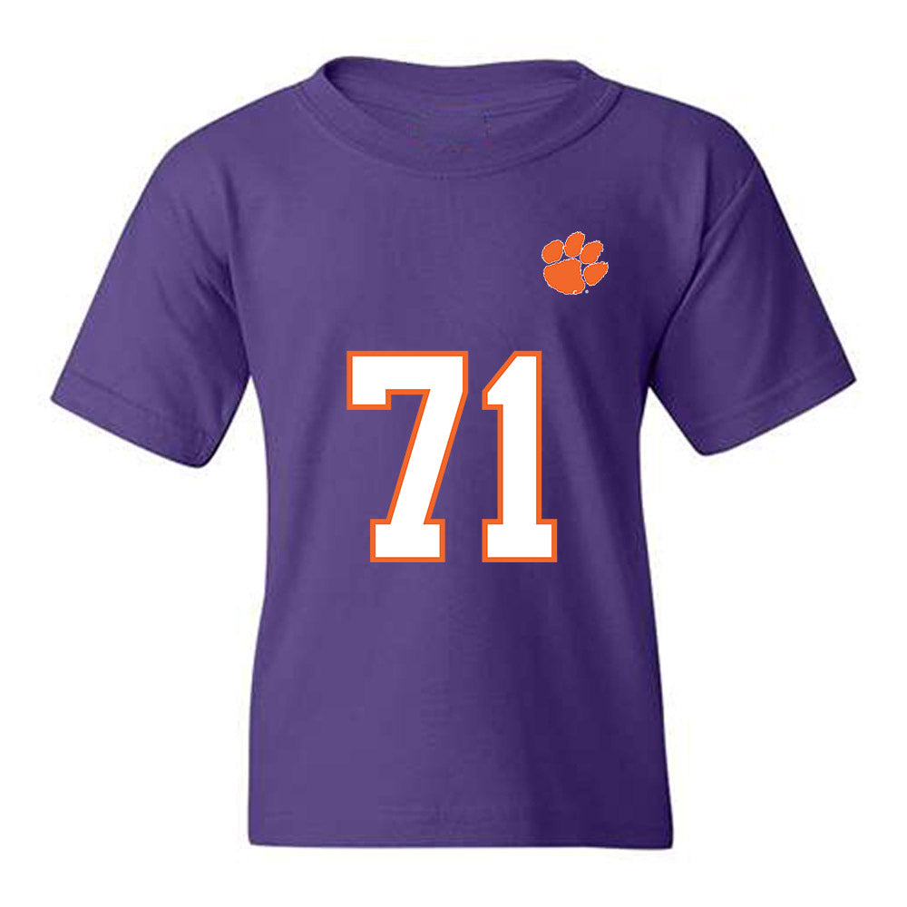 Clemson - NCAA Football : Leo Delaney - Replica Shersey Youth T-Shirt-0