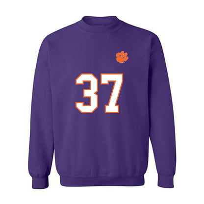 Clemson - NCAA Football : Davion Joyner - Replica Shersey Crewneck Sweatshirt-0
