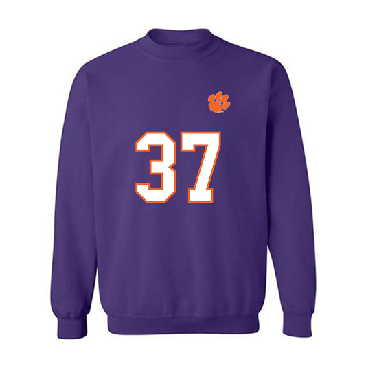 Clemson - NCAA Football : Davion Joyner - Replica Shersey Crewneck Sweatshirt-0