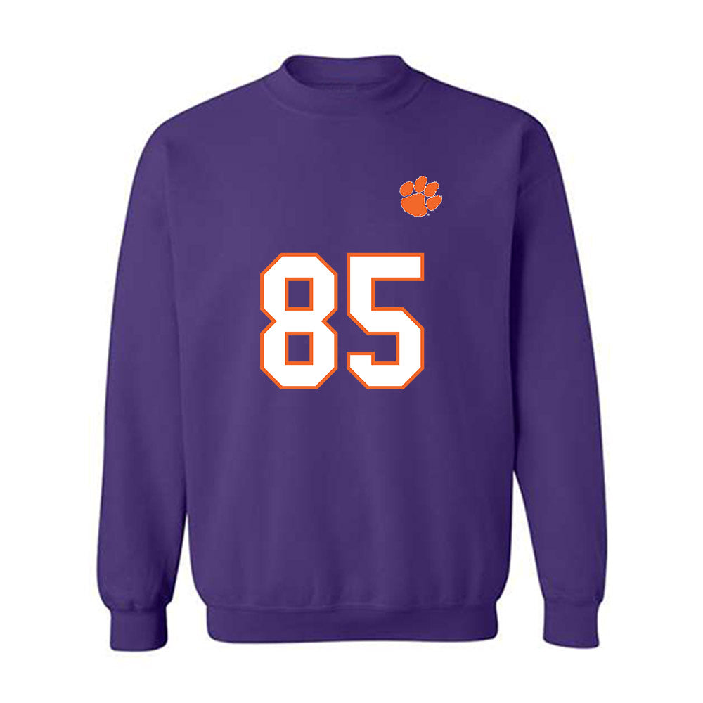 Clemson - NCAA Football : Jackson Smith - Replica Shersey Crewneck Sweatshirt-0