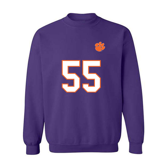 Clemson - NCAA Football : Makhi Williams Lee - Replica Shersey Crewneck Sweatshirt-0