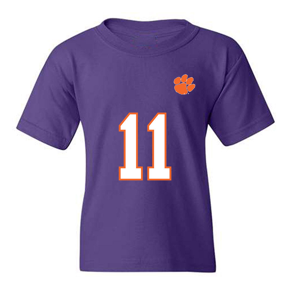 Clemson - NCAA Football : Olsen Patt-Henry - Replica Shersey Youth T-Shirt-0