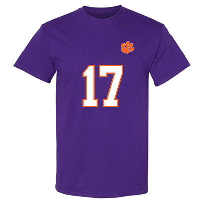 Clemson - NCAA Football : Christopher Vizzina - Replica Shersey T-Shirt-0