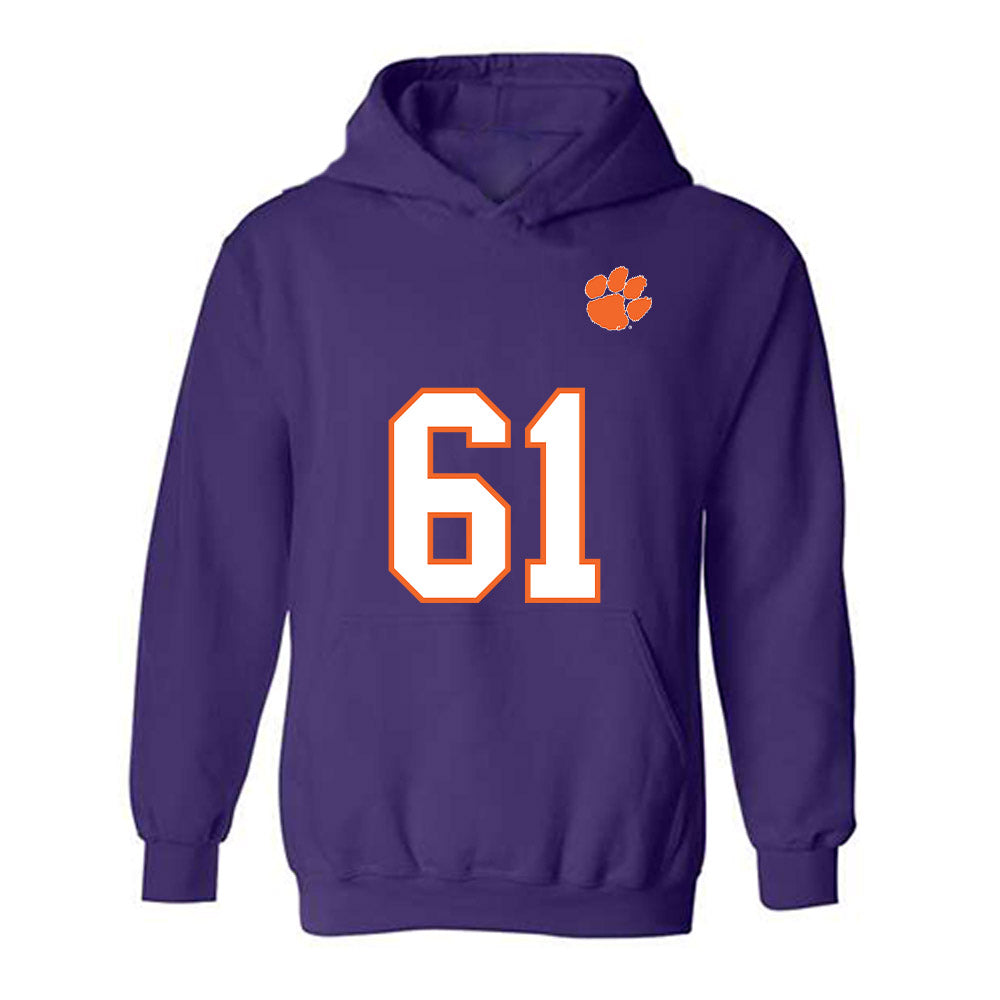 Clemson - NCAA Football : Danny Stein - Replica Shersey Hooded Sweatshirt-0
