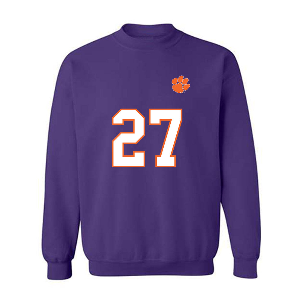 Clemson - NCAA Football : Noah Dixon - Replica Shersey Crewneck Sweatshirt-0