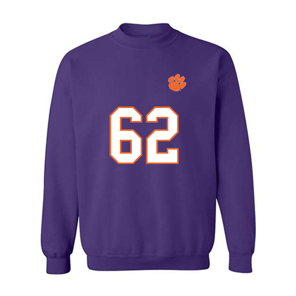 Clemson - NCAA Football : Bryce Smith - Replica Shersey Crewneck Sweatshirt-0