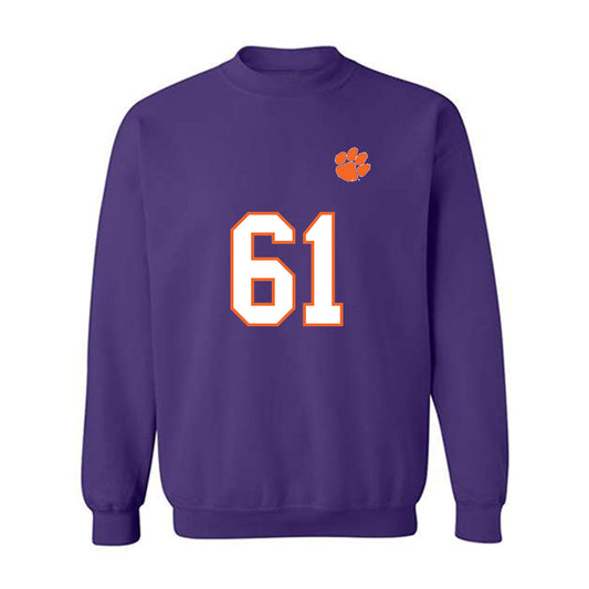 Clemson - NCAA Football : Danny Stein - Replica Shersey Crewneck Sweatshirt-0