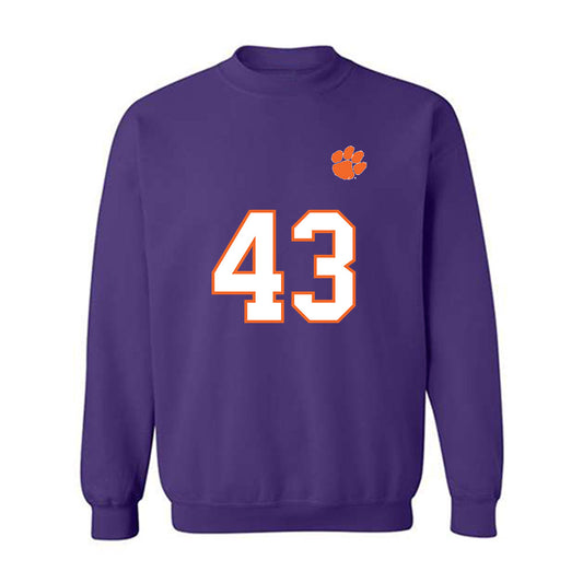 Clemson - NCAA Football : JR Buckner - Replica Shersey Crewneck Sweatshirt-0