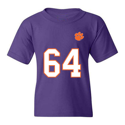 Clemson - NCAA Football : Grant Wise - Replica Shersey Youth T-Shirt-0