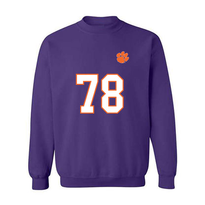Clemson - NCAA Football : Carter Scruggs - Replica Shersey Crewneck Sweatshirt-0