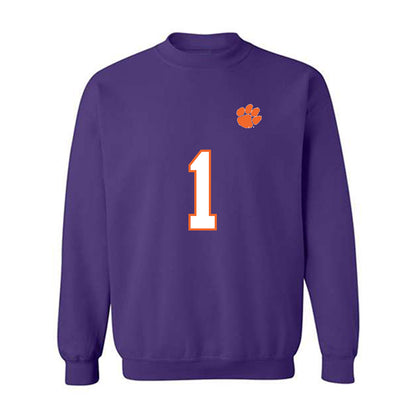 Clemson - NCAA Football : T.J. Moore - Replica Shersey Crewneck Sweatshirt-0