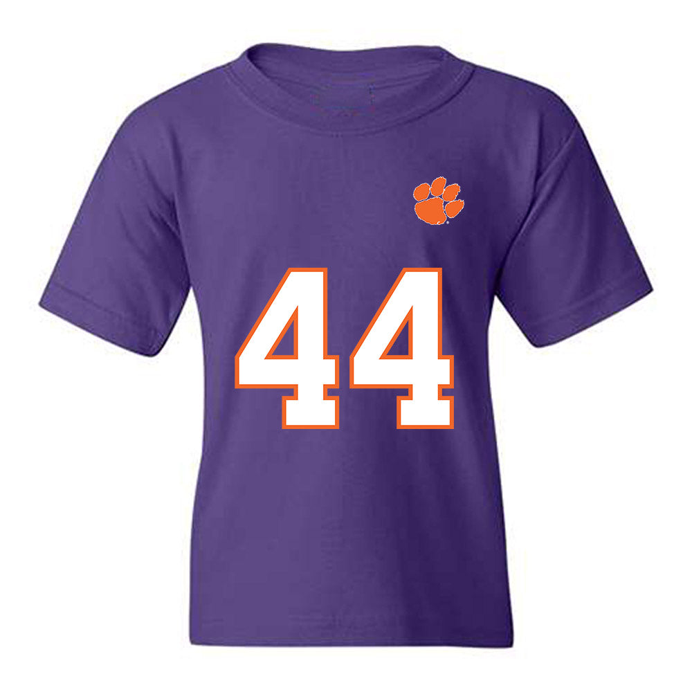 Clemson - NCAA Football : Jack Wolf - Replica Shersey Youth T-Shirt-0