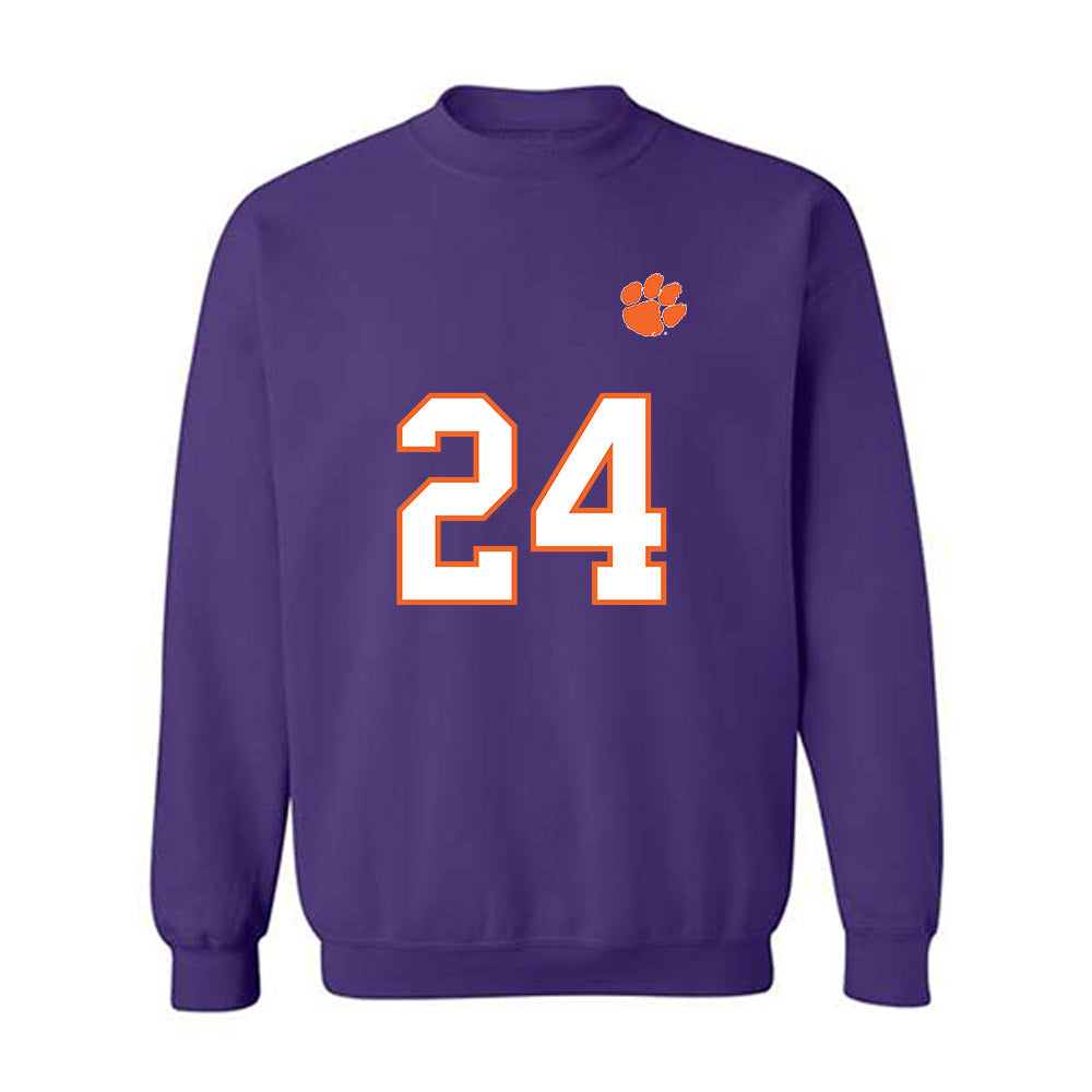 Clemson - NCAA Football : David Eziomume - Replica Shersey Crewneck Sweatshirt-0