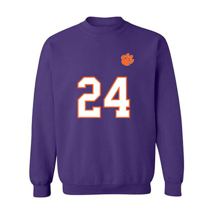 Clemson - NCAA Football : David Eziomume - Replica Shersey Crewneck Sweatshirt-0