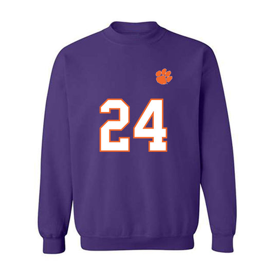 Clemson - NCAA Football : David Eziomume - Replica Shersey Crewneck Sweatshirt-0