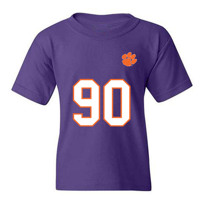 Clemson - NCAA Football : William Hardrick - Replica Shersey Youth T-Shirt-0
