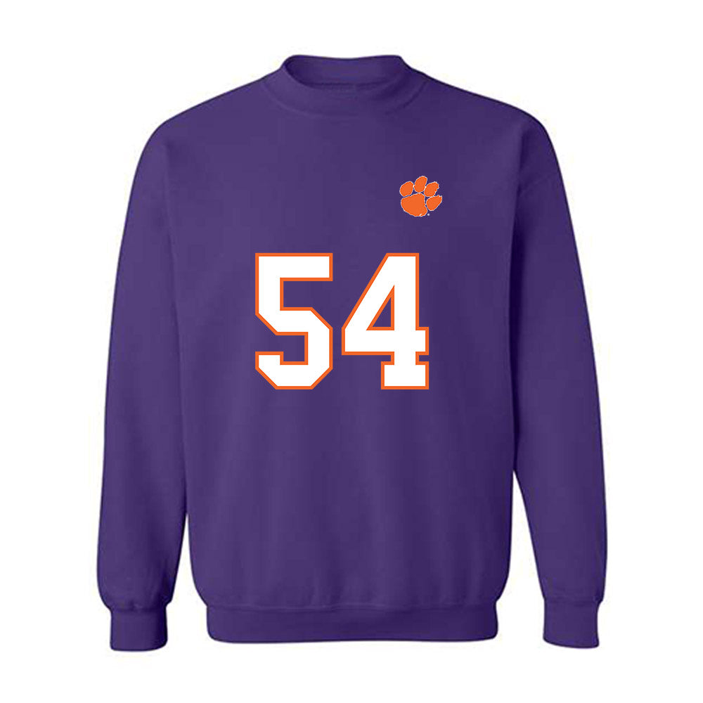 Clemson - NCAA Football : Kam Cody - Replica Shersey Crewneck Sweatshirt-0