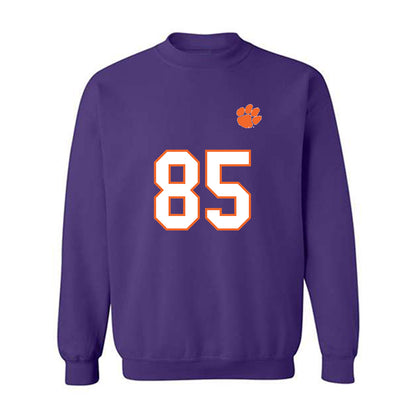Clemson - NCAA Football : Charlie Johnson - Replica Shersey Crewneck Sweatshirt-0