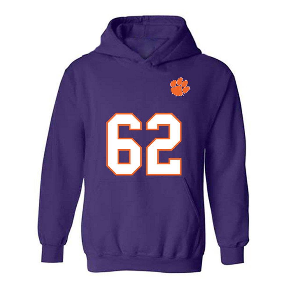 Clemson - NCAA Football : Bryce Smith - Replica Shersey Hooded Sweatshirt-0