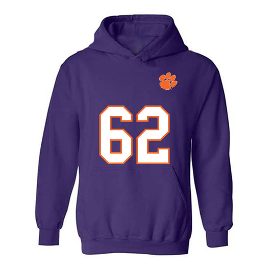 Clemson - NCAA Football : Bryce Smith - Replica Shersey Hooded Sweatshirt-0