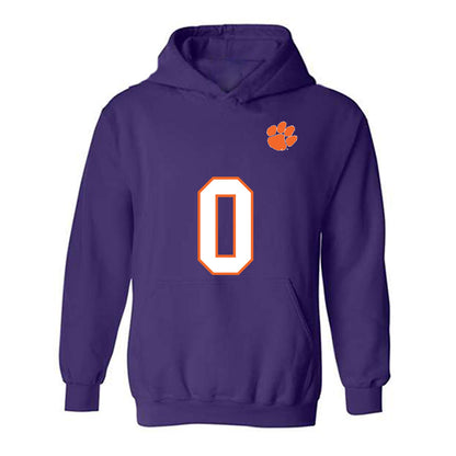 Clemson - NCAA Football : Naeem Burroughs - Replica Shersey Hooded Sweatshirt-0