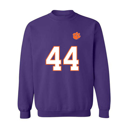 Clemson - NCAA Football : Jack Wolf - Replica Shersey Crewneck Sweatshirt-0