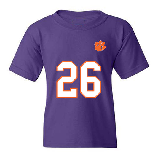 Clemson - NCAA Football : C.J. Kubah-Taylor - Replica Shersey Youth T-Shirt-0