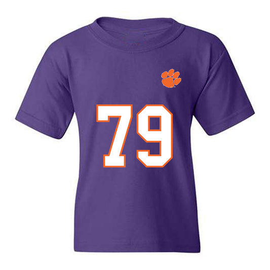 Clemson - NCAA Football : Braden Wilmes - Replica Shersey Youth T-Shirt-0