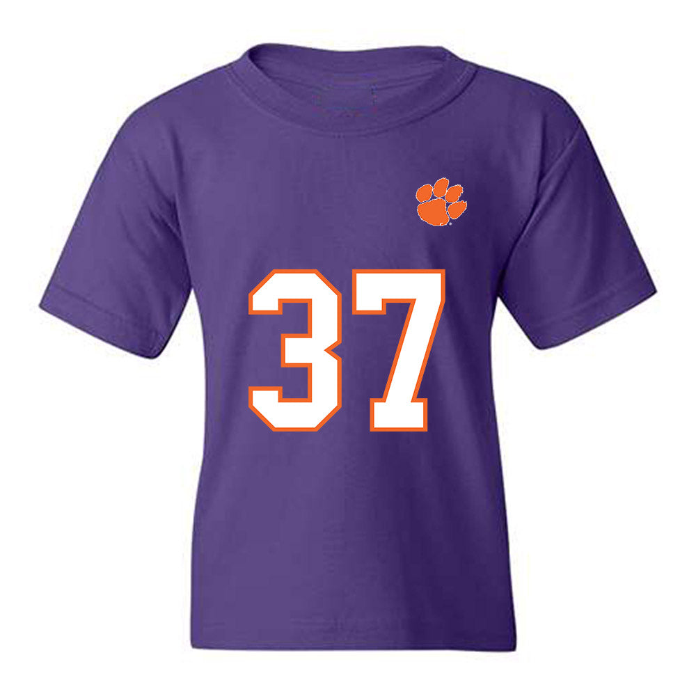 Clemson - NCAA Football : Davion Joyner - Replica Shersey Youth T-Shirt-0