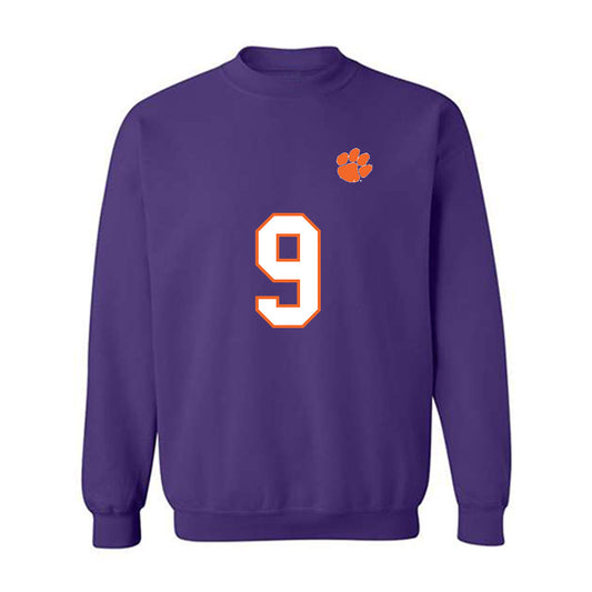 Clemson - NCAA Football : Gideon Davidson - Replica Shersey Crewneck Sweatshirt-0
